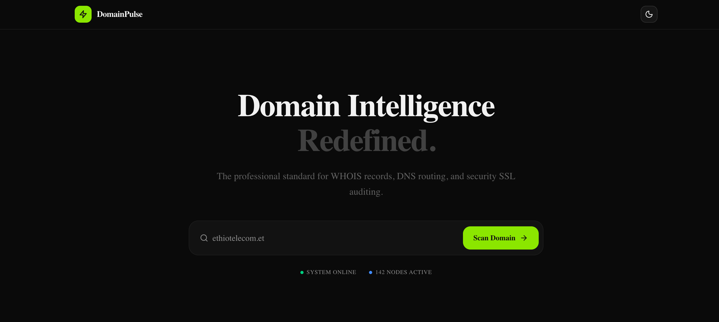 DomainPulse screenshot